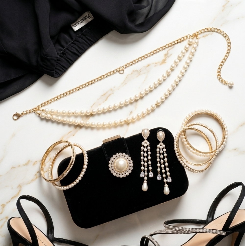 Ronni Nicole Black Palazzo Pants